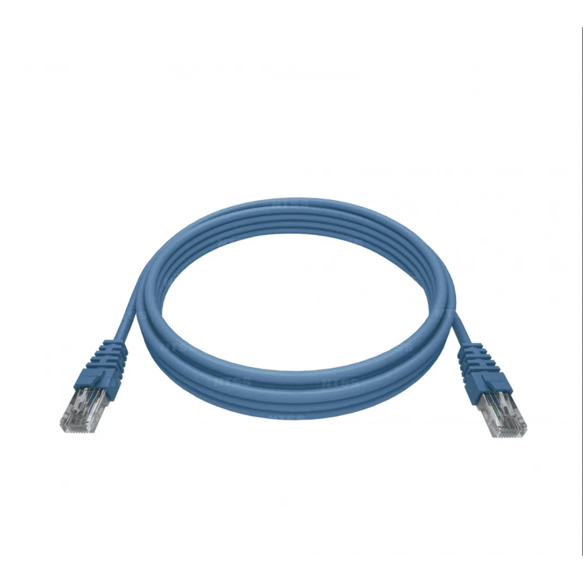 Патч-корд NTSS, 1 м, Cat.6 UTP, RJ45/8P8C, T568B, литой, LSZH, синий
